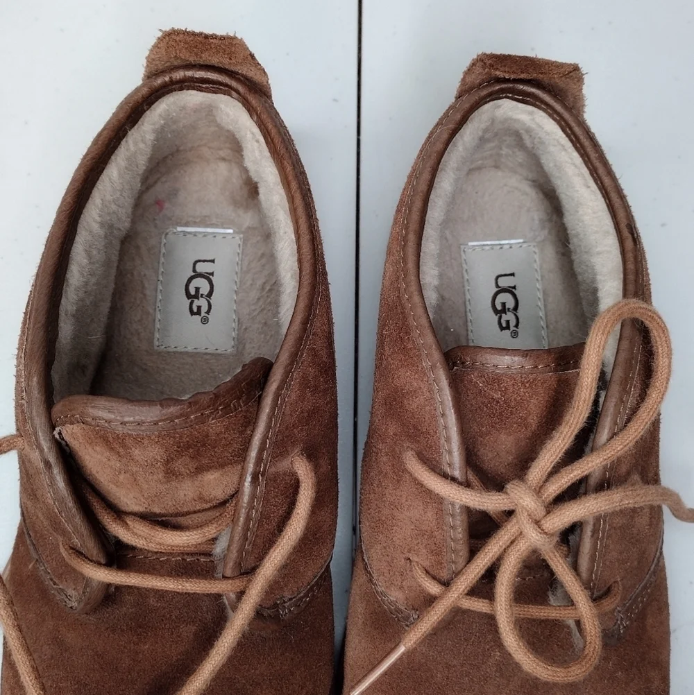 UGG Maksim Men's Brown Suede Business Casual Lace Up Ankle Chukka Boots Sz 7